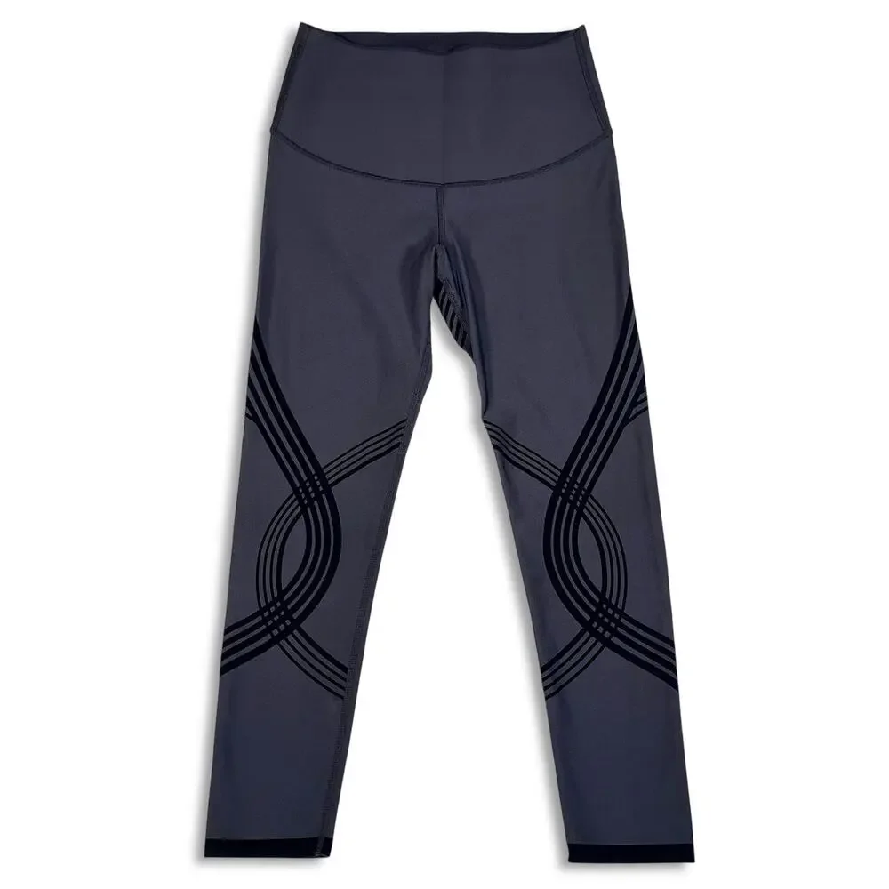 FANKA Body Sculpt 7/8 Leggings M Black High Rise Reversible Compression Yoga - Picture 1 of 14